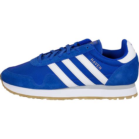 adidas blau weiß damen|Blaue Sneaker .